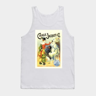 Pantomime Clown CIRAGE JACQUOT Lucien Lefevre Art Nouveau Tank Top